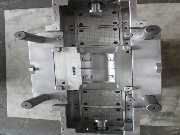 Rubber injection molding machine producing precision rubber parts in an industrial workshop