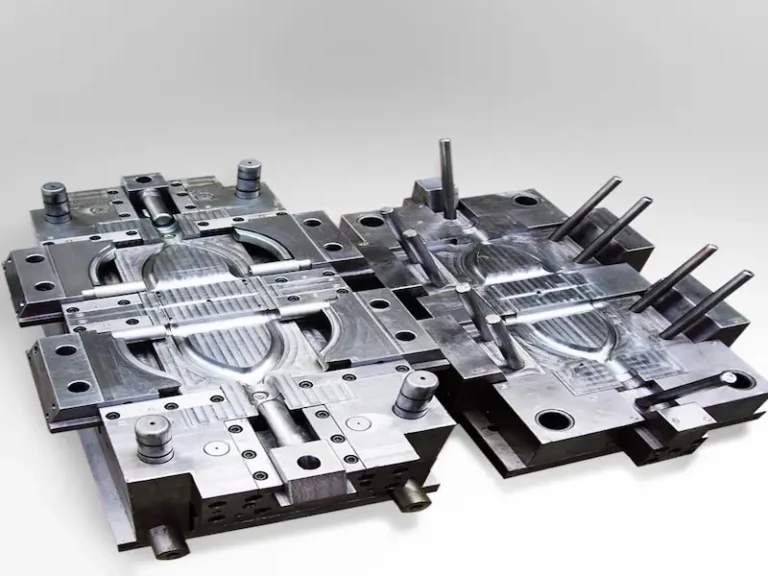 Die casting mold surface showing alloy sticking and casting tearing defect