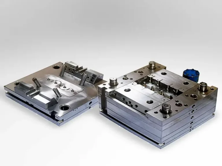Hot injection molded plastic part in correction fixture with proper packaging for deformation control