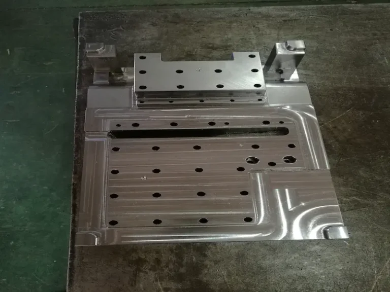 Aluminum extrusion die design showing metal flow balance working belt layout and die strength analysis