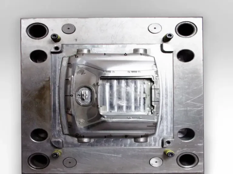 Industrial mold failure inspection showing worn mold surfaces, thermal fatigue cracks, deformation, and damaged tooling components.