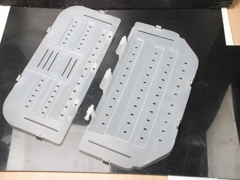 Plastic material hardness testing and surface enhancement methods, including resin blending, coated plastic surfaces, and hardness measurement samples.