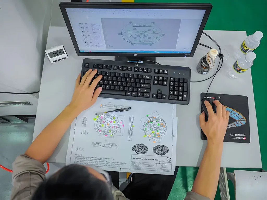 Customer inquiry review for custom mold and manufacturing project