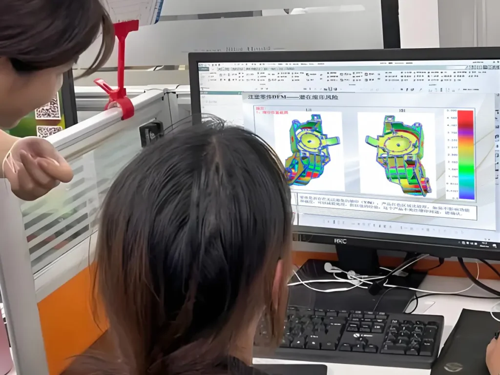 Part structure confirmation and DFM review before injection mold making