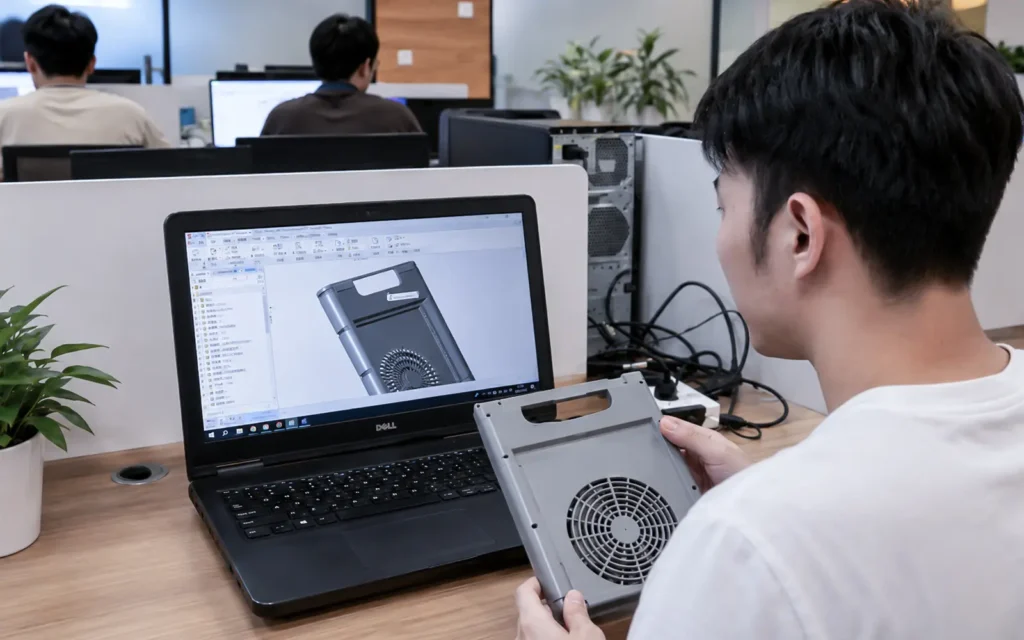 Product development support with CAD review and part structure evaluation at Fitmold