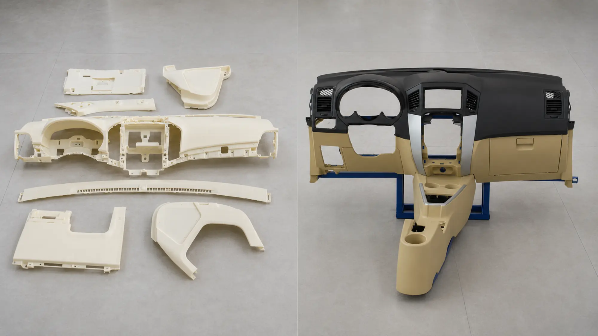 Prototype part reviewed before tooling preparation and mold making