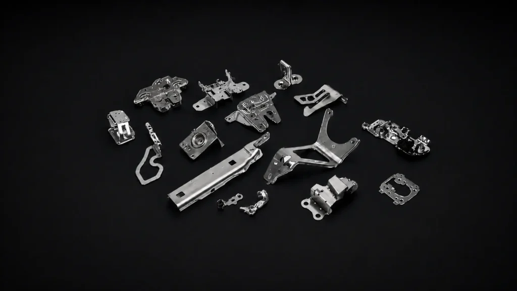 Custom sheet metal stamped housings, brackets, clips, covers, plates, and structural components
